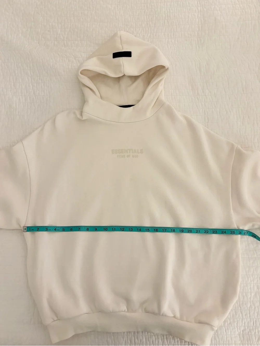 Fear of God Essentials Cloud Dancer Hoodie